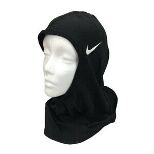 NIKE PRO HIJAB Women's Black Performance Dri Fit Size XS/S Full Coverage NIP